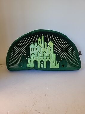 Wicked Emerald City Velvet Castle Accent Pillow